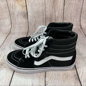 Vans Old Skool High Top Skating Shoes Black Size Mens 7.5/ Womens 9